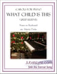 What Child is This piano sheet music cover